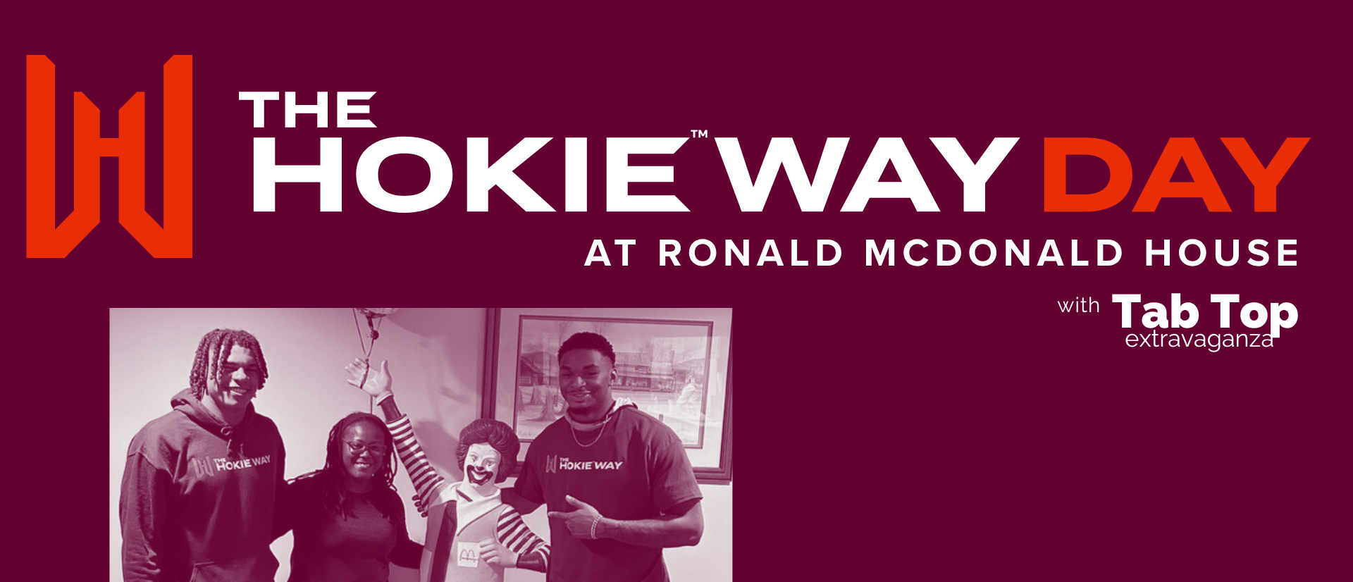 The Hokie Way Day at Ronald McDonald House